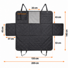 Wymiary maty dla psa Purlov® 140 × 209 cm