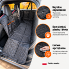 Mata dla psa Purlov® – szybkie czyszczenie, bez sierści i błota na kanapie